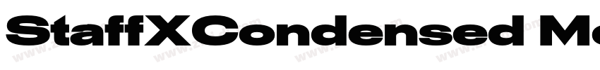 StaffXCondensed Medi字体转换 StaffXCondensed Medi字体转换